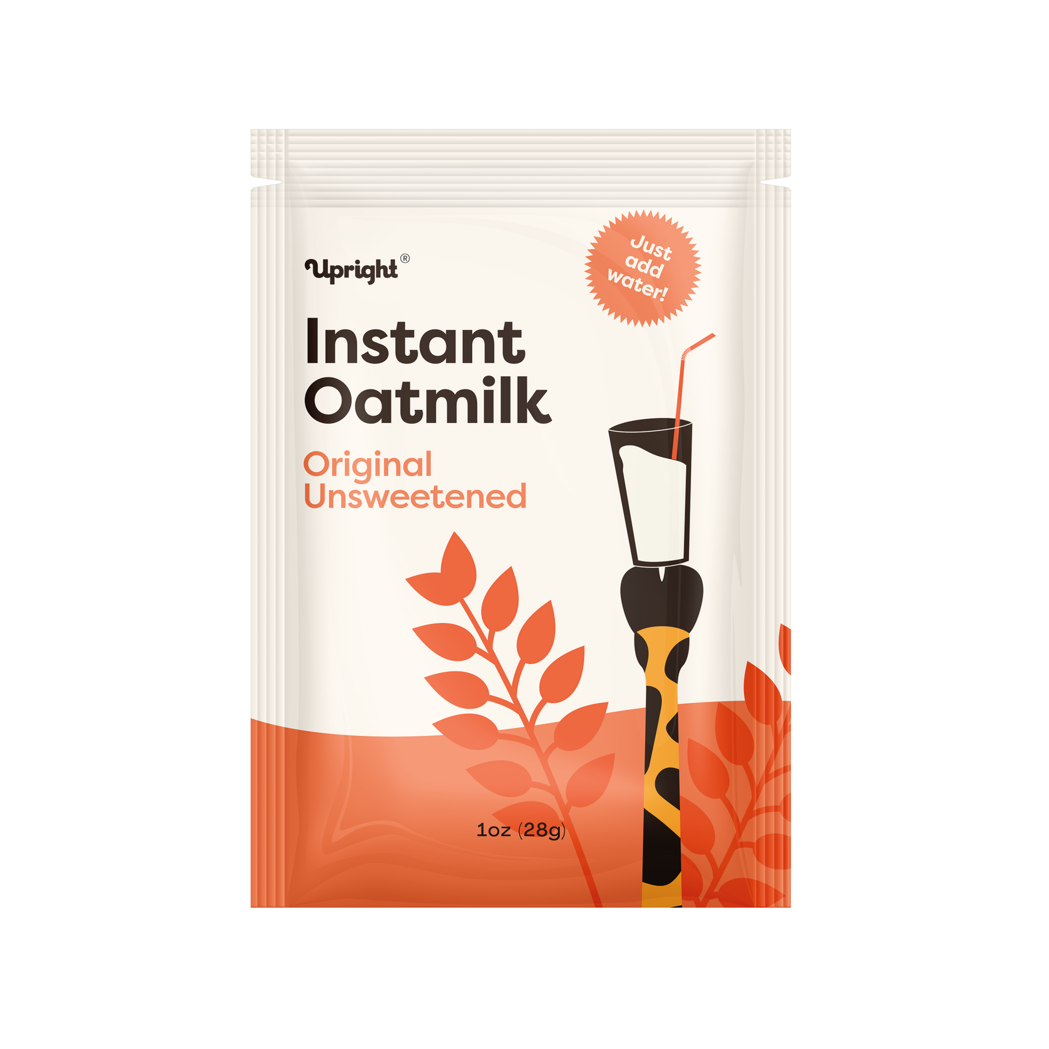 Upright: high-protein instant oatmilk - just add water!